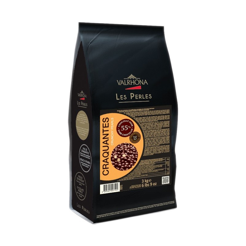 Кульки хрусткі у чорному шоколаді Valrhona 3 кг