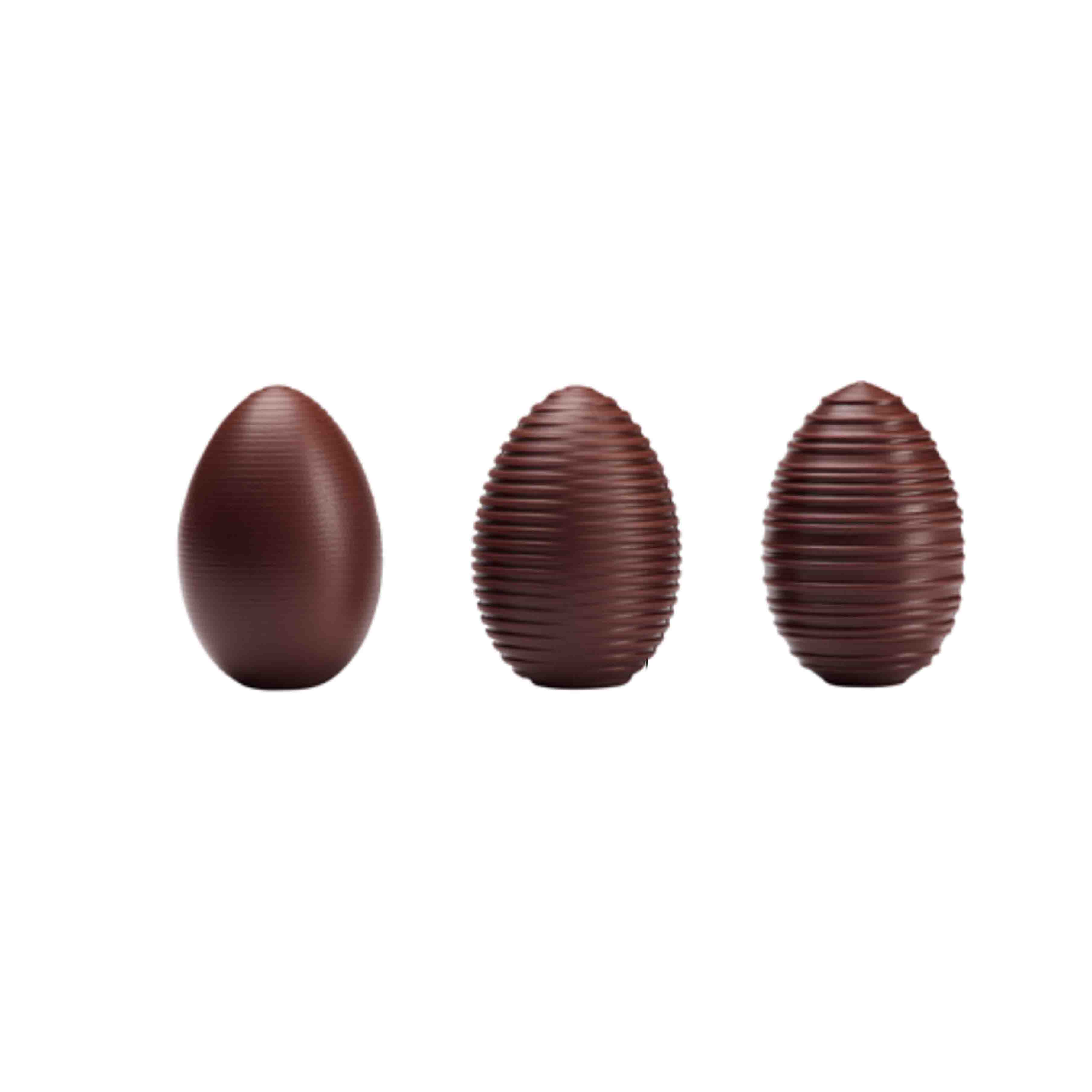 Форма для шоколаду Три яйця 7 см Valrhona 1 шт