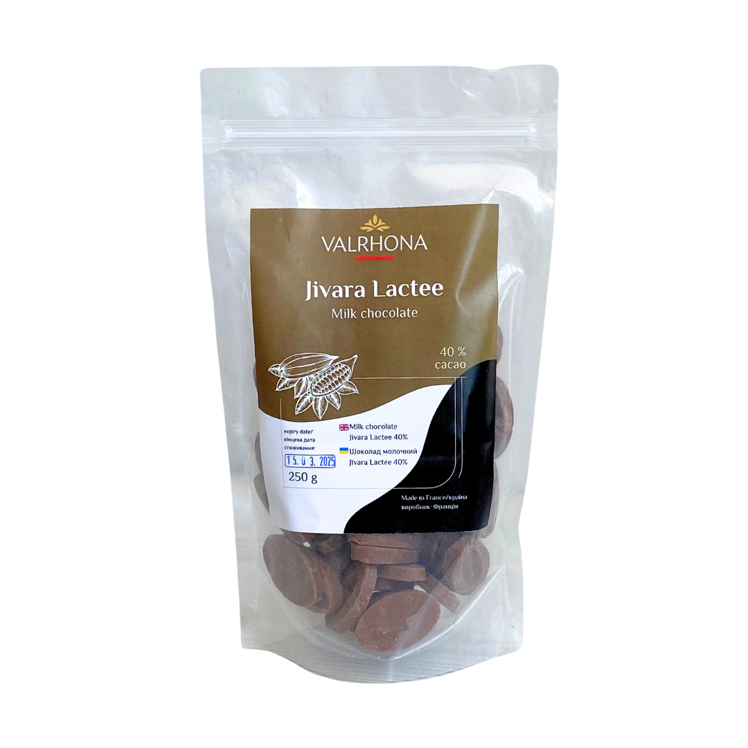 Шоколад молочний Jivara Lactee 40% Valrhona 250 г