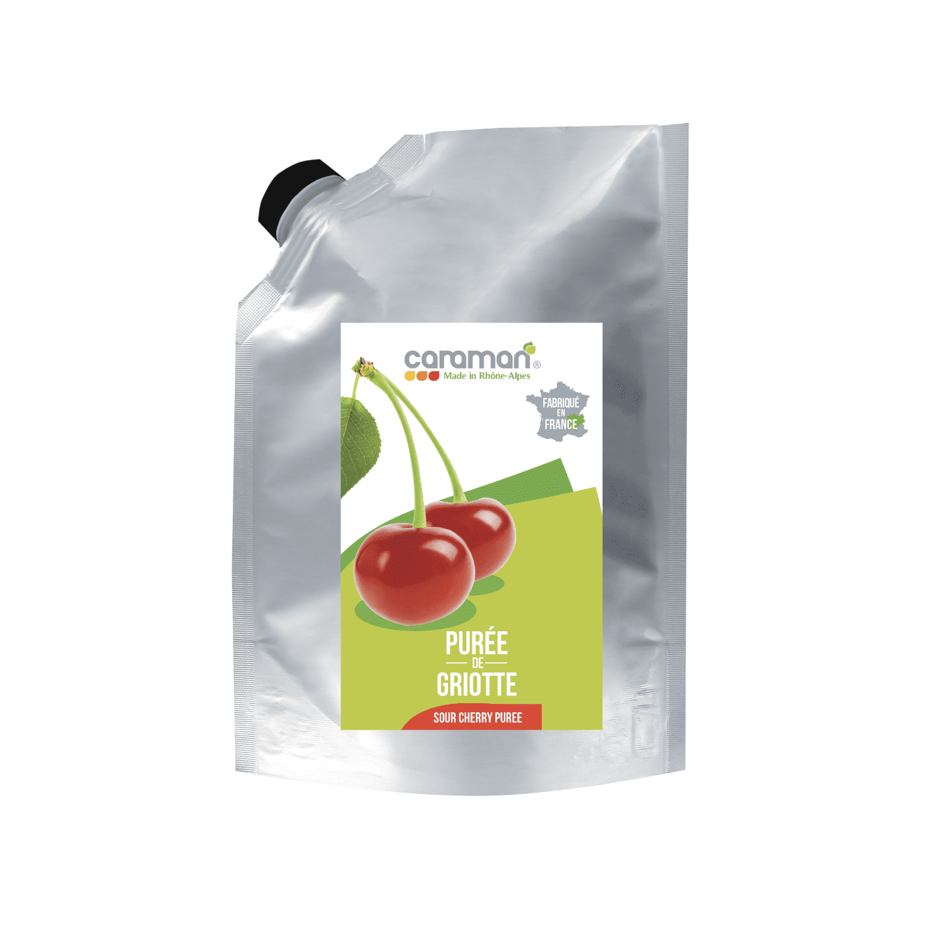 Пюре пастеризоване з вишні Caraman 1 кг