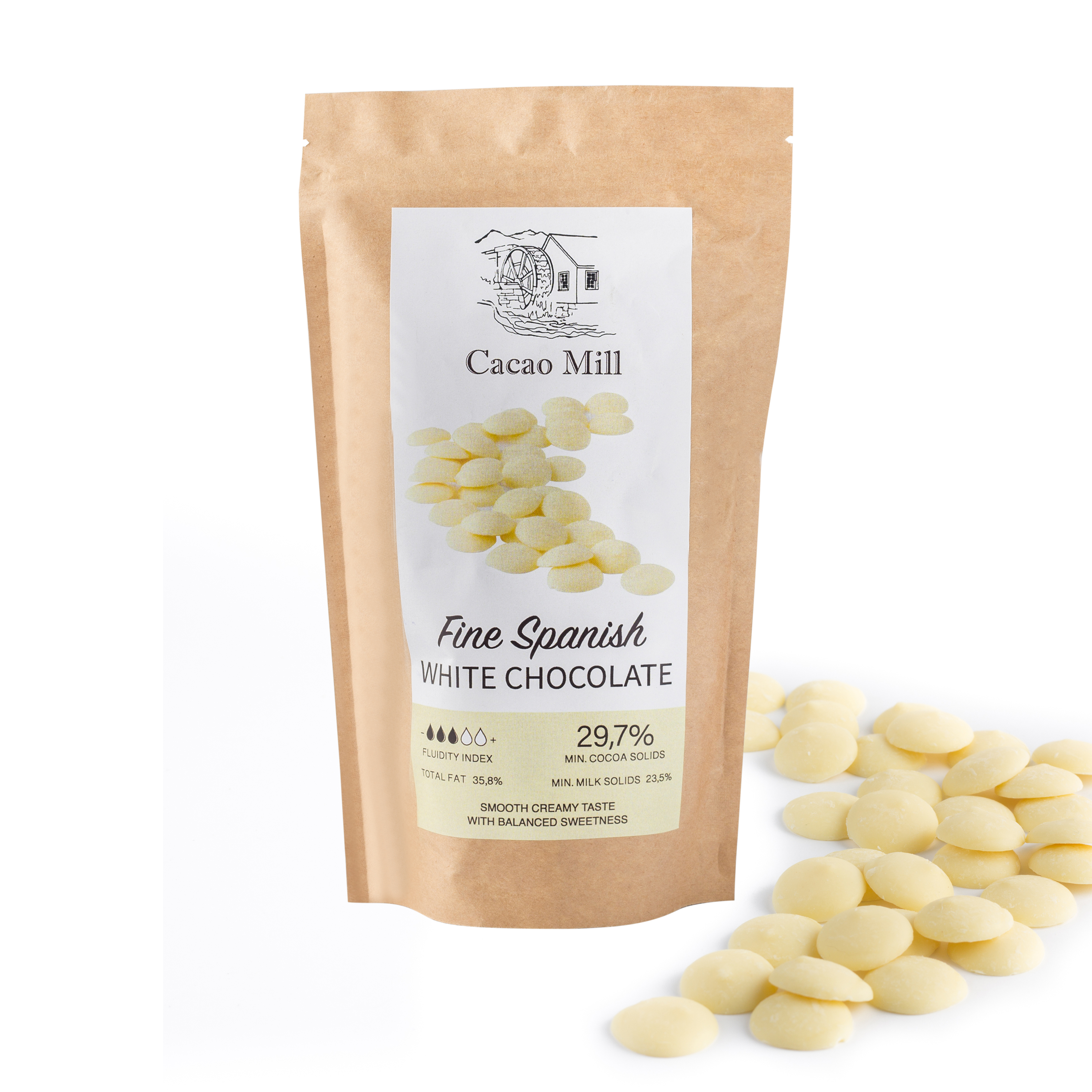 Шоколад білий 29,7% Natra Cacao 0,4 кг