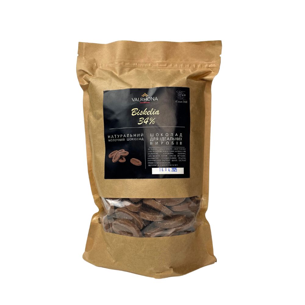 Шоколад молочний Biskelia 34% Valrhona 1 кг