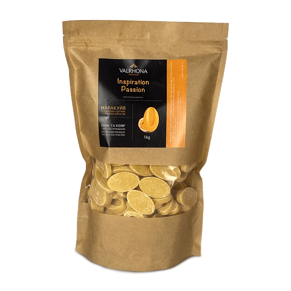 Шоколад Inspiration Passion Valrhona зі смаком маракуї 1 кг
