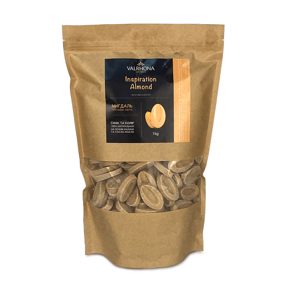 Шоколад Inspiration Amande Valrhona зі смаком мигдалю 1 кг