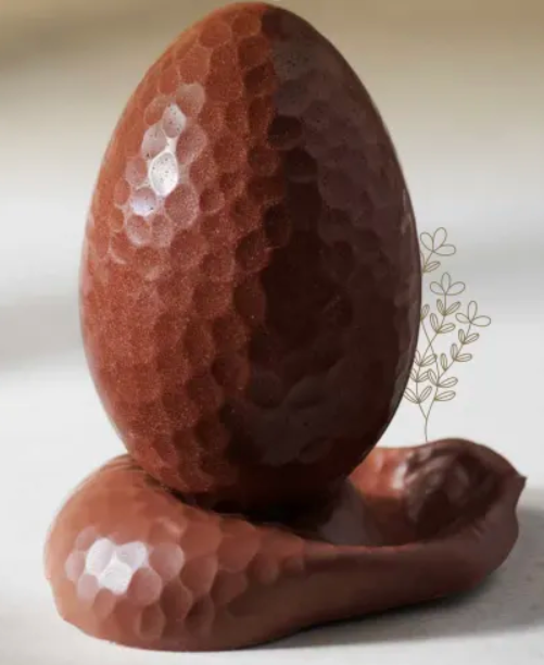 Форма для шоколаду Яйце з відбитком молотка 14 см Valrhona 1 шт