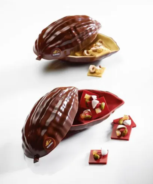 Форма для шоколаду Какао біб малий 13,5 см Valrhona 1 шт