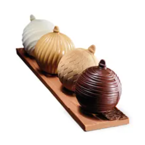 Форма для шоколаду Новорічні кульки 7 см Valrhona 1 шт