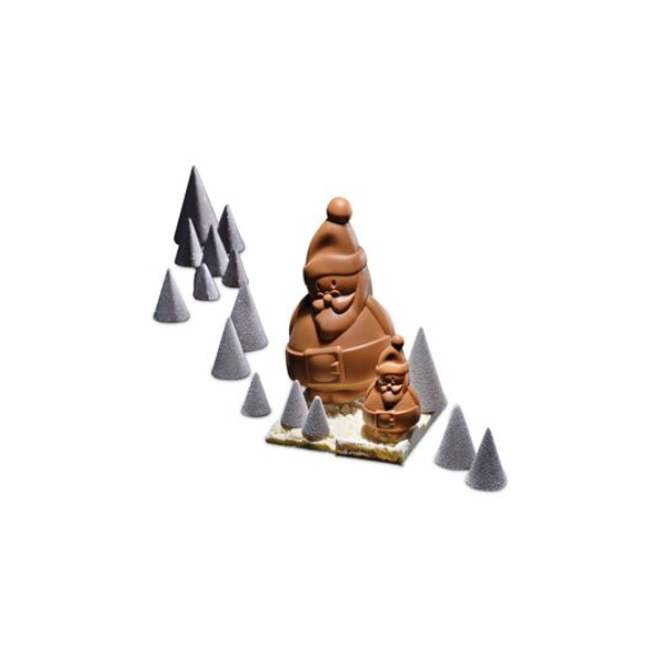 Форма для шоколаду Санта-Клаус 7 см Valrhona 1 шт