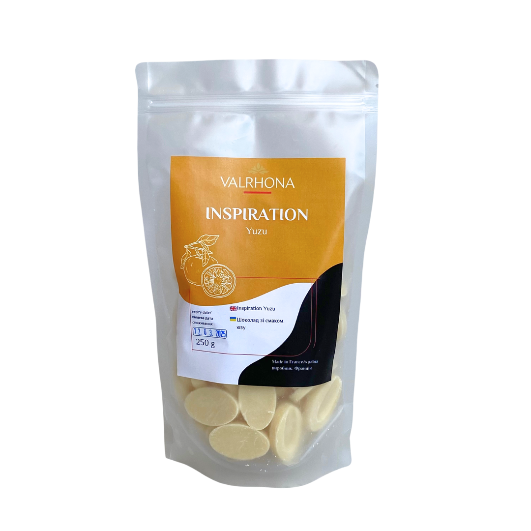 Шоколад Inspiration Yuzu Valrhona зі смаком юзу 250 г