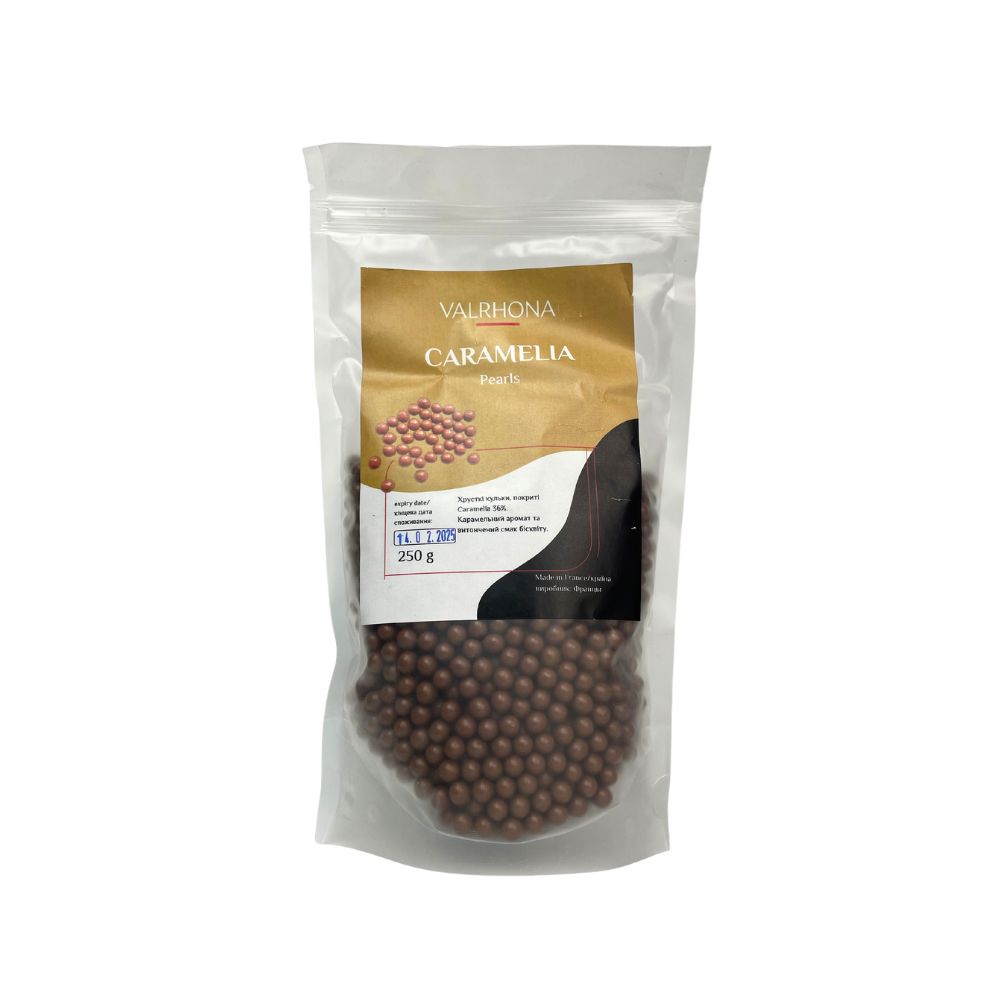 Кульки хрусткі у молочному шоколаді Caramelia 36% Valrhona 250 г