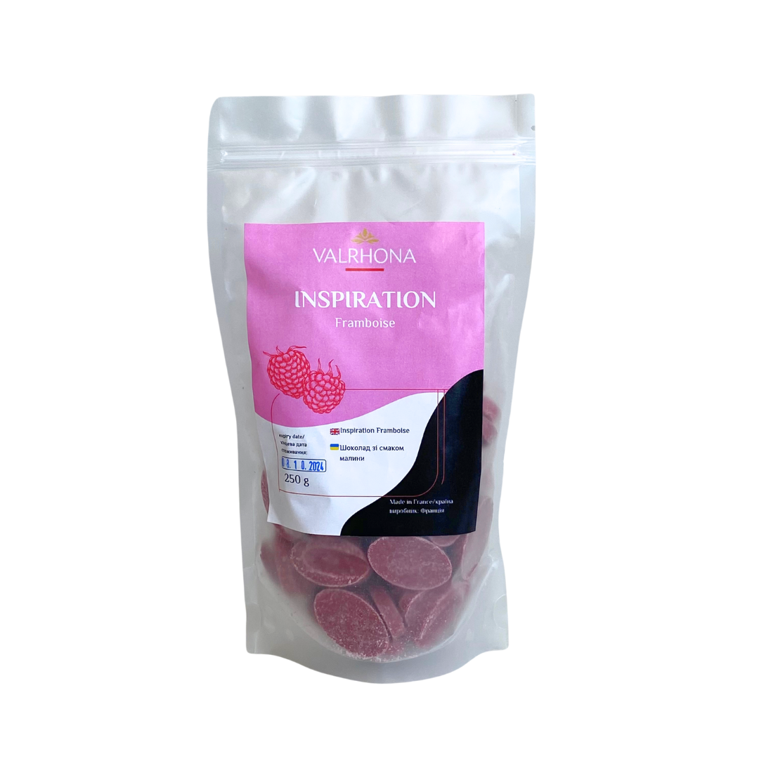 Шоколад Inspiration Framboise Valrhona зі смаком малини 250 г
