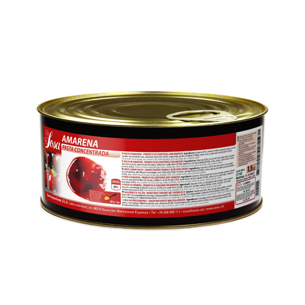 Паста з амарени Sosa 1,5 кг
