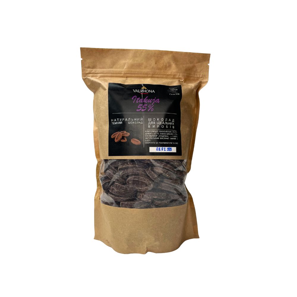 Шоколад чорний Itakuja 55% Valrhona 1 кг
