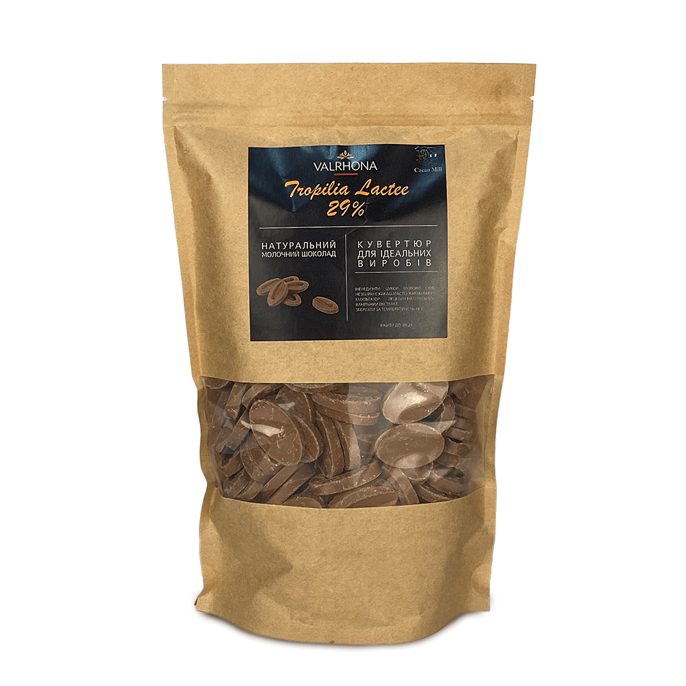 Шоколад молочний Tropilia Lactee 29% Valrhona 1 кг