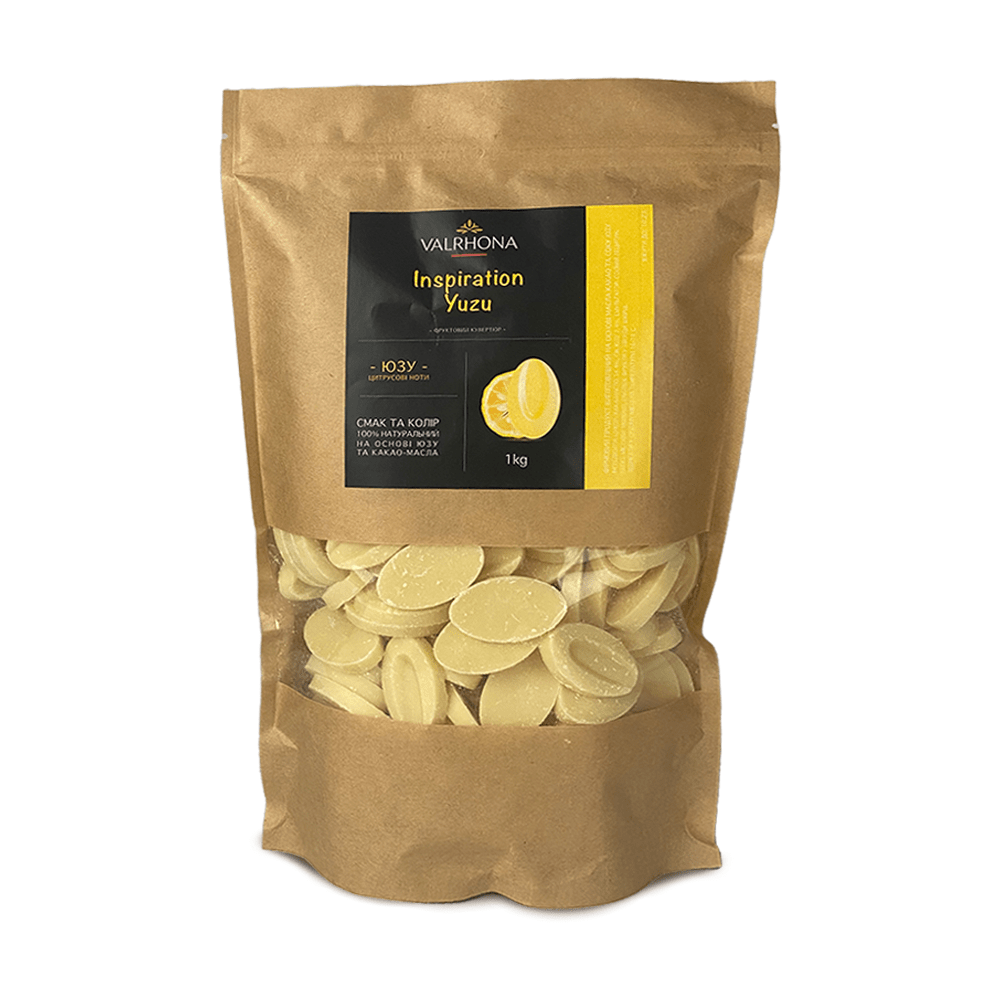 Шоколад Inspiration Yuzu Valrhona зі смаком юзу 1 кг