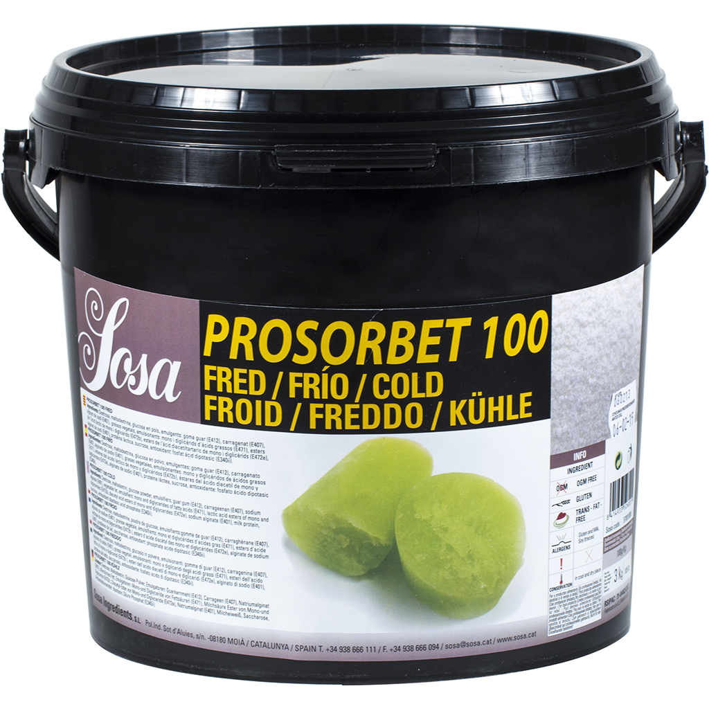 Стабілазатор для сорбетів Prosorbet 100 Sosa 3 кг