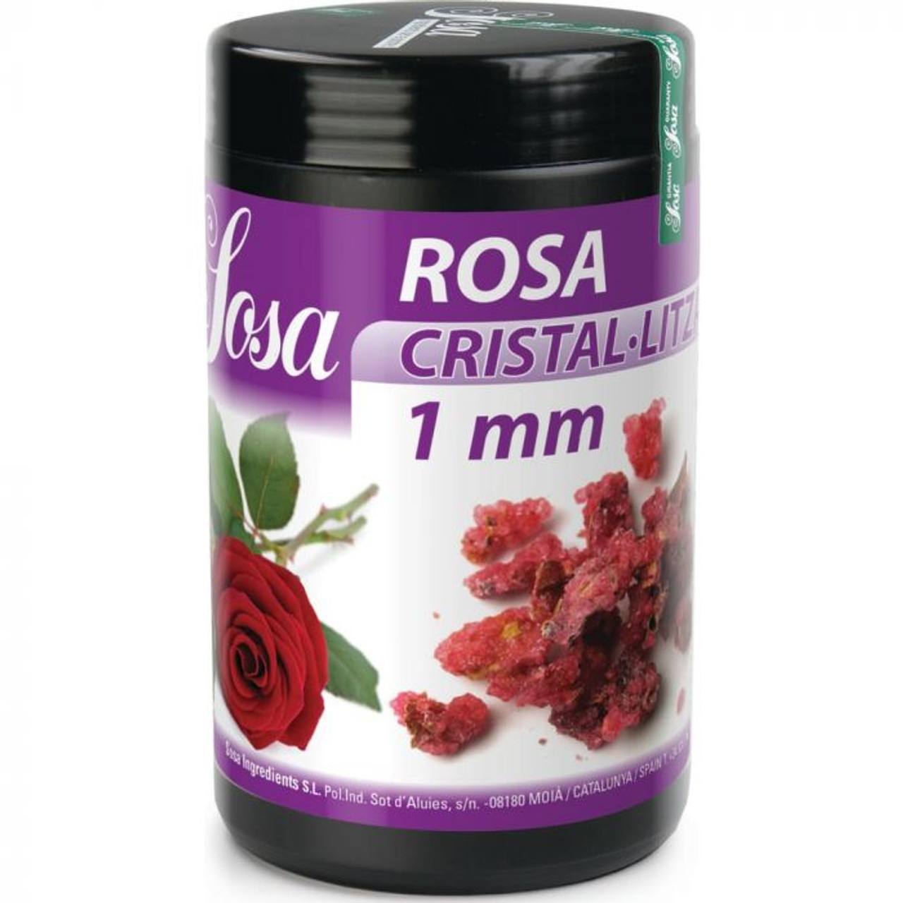 Зацукровані шматочки пелюстків троянди 1 мм Sosa Ingredients 500 г