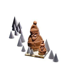 Форма для шоколаду Санта-Клаус 14 см Valrhona 1 шт 12432 фото