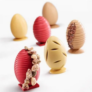 Форма для шоколаду Три яйця 7 см Valrhona 1 шт 18947 фото