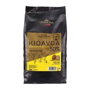 Шоколад молочний Kidavoa 50% Valrhona 3 кг 13757 фото