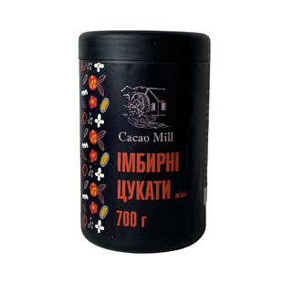 Імбирні цукати м'які CacaoMill 700 г 636661550201/700 фото