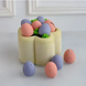 Форма-молд силіконова ручної роботи Eggs mini тістечка 5 шт х 15 мл 3996 фото 1