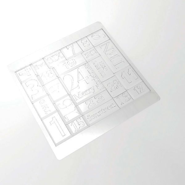 Форма для шоколаду Адвент-календар PCB Creation 1 шт 045564 фото