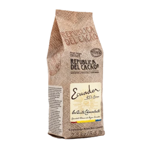 Шоколад білий Еквадор 35% Republica Del Cacao 2,5 кг 4034 фото