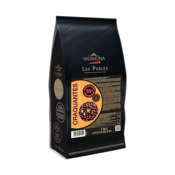 Кульки хрусткі у чорному шоколаді Valrhona 3 кг 4719 фото