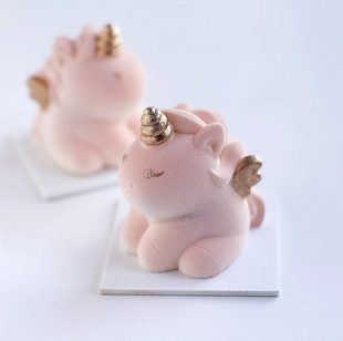 Форма-молд силіконова ручної роботи Unicorn Mini Cake HM-115 фото