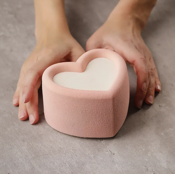 Форма-молд силіконова ручної роботи Heart bento cake HM-072 фото