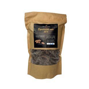 Шоколад чорний Equatoriale Noire 55% Valrhona 1 кг 4661/1 фото
