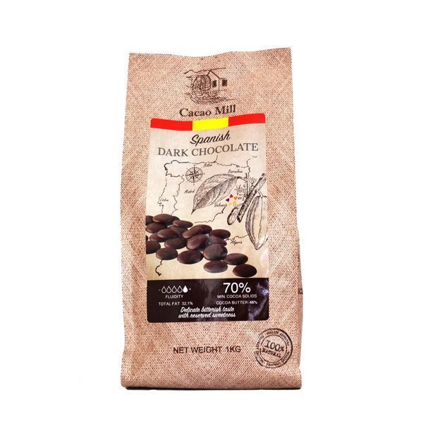 Шоколад чорний 70% Natra Cacao 1 кг 700CNO170/1 кг фото