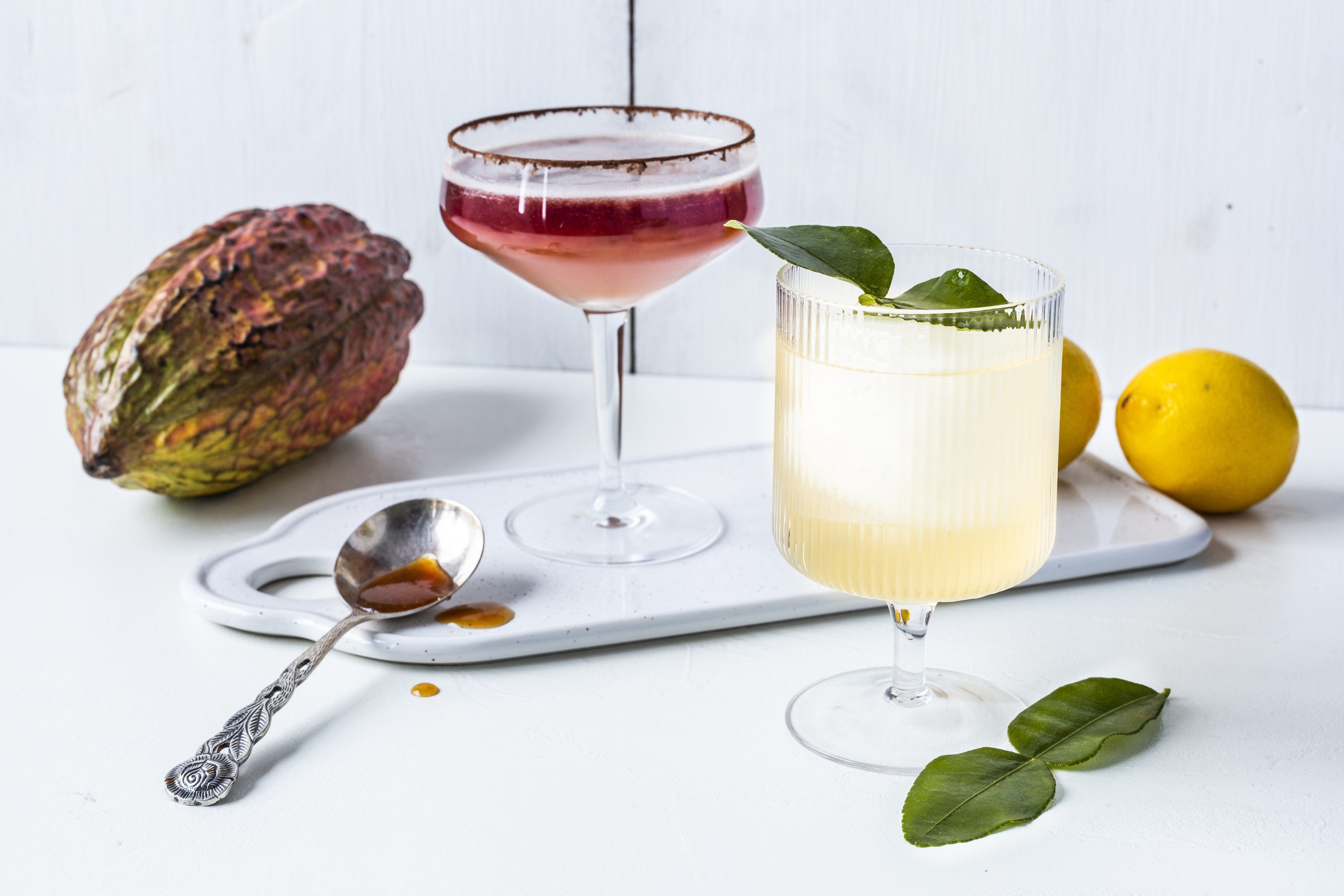 cocktails with cacaofruit